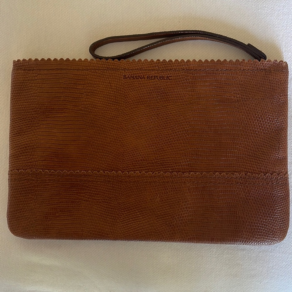 Banana Republic Leather Clutch